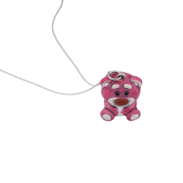 Rosie Teddy Charm Necklace