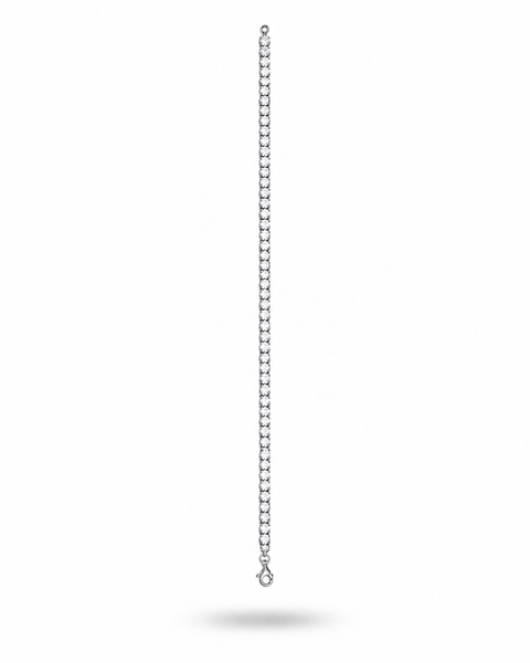 Celeste Luxe Tennis Silver Bracelet