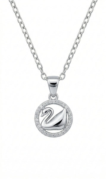 Swan Embrace Necklace