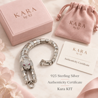 Kara by SJ silver panther bracelet with authenticity certificate and Kara KIT.