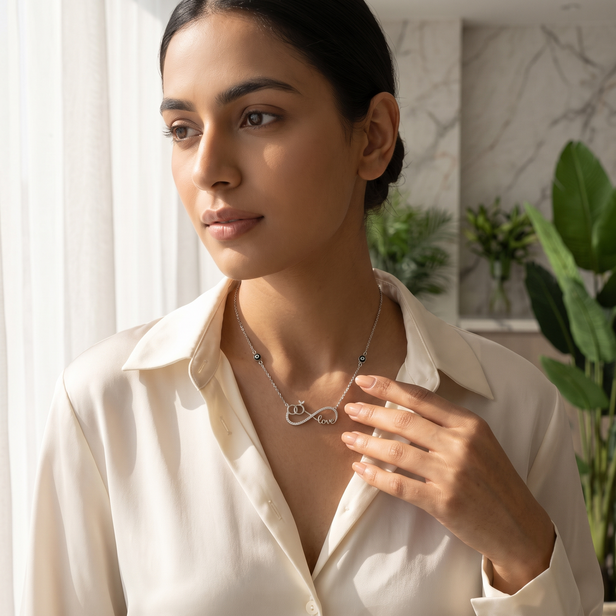 Infinity Love Evil Eye Mangalsutra