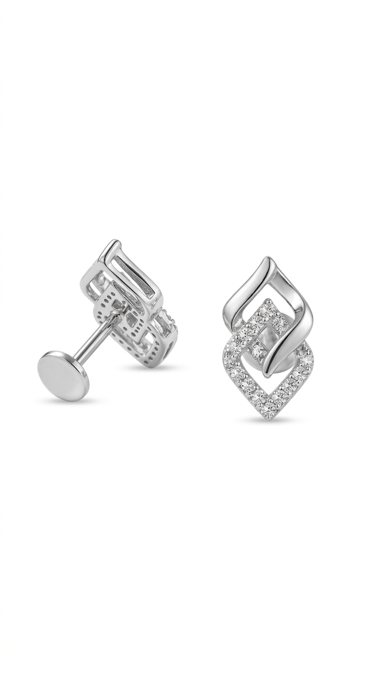 Celeste Twist Stud Earrings