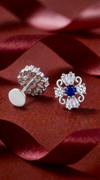 Azure Fleur Studs
