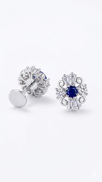 Azure Fleur Studs