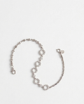 Celeste Circle Link 925 Sterling Silver Bracelet