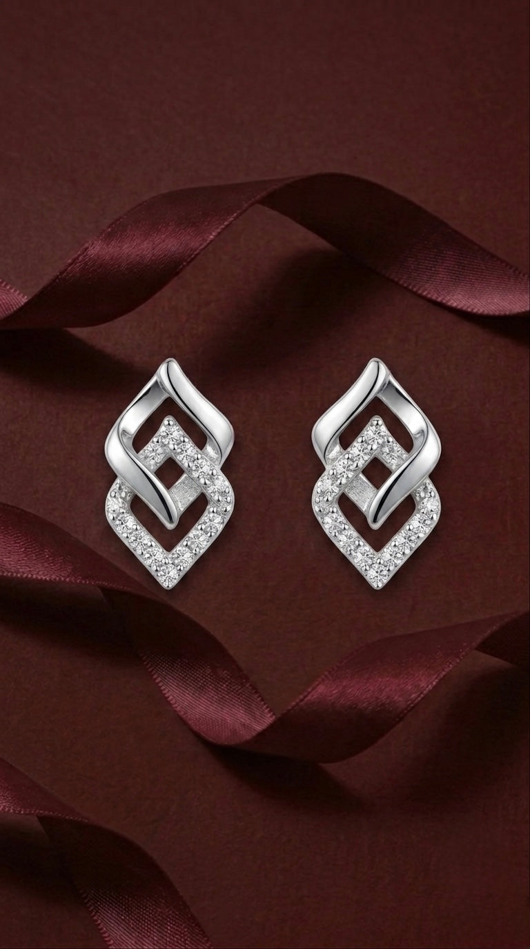Celeste Twist Stud Earrings