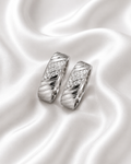 Entwined Spark Couple Rings