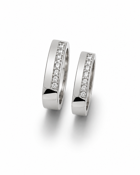 Twin Radiance Couple Rings