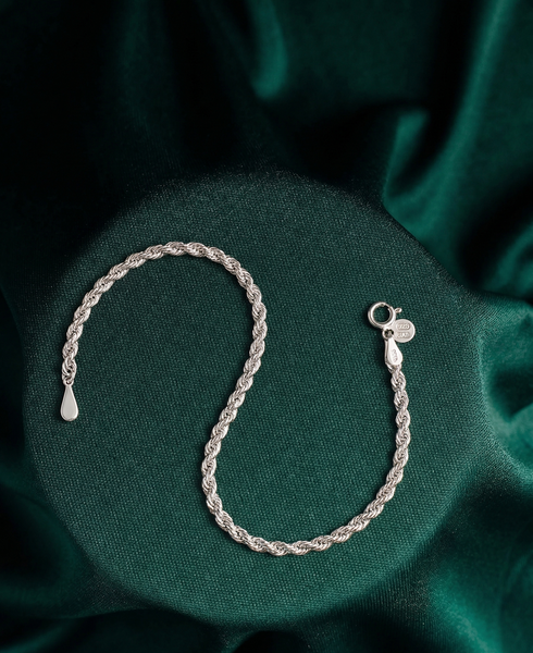 Aria Twisted Rope Chain Bracelet