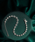 Amara Alternating Pave Heart Bracelet