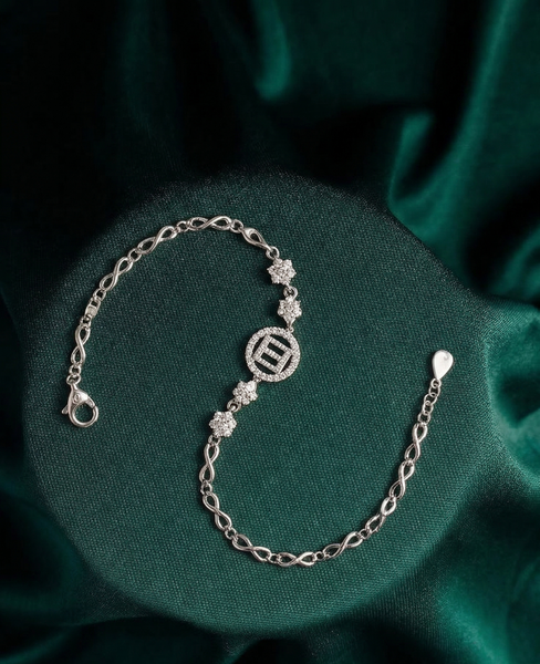 Kira Geometric Emblem Infinity Bracelet