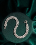 Vera Textured Cuban Link Toggle Bracelet