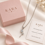 Trust image: Everlasting Rose Pendant with Kara Jewellery Kit and authenticity certificate