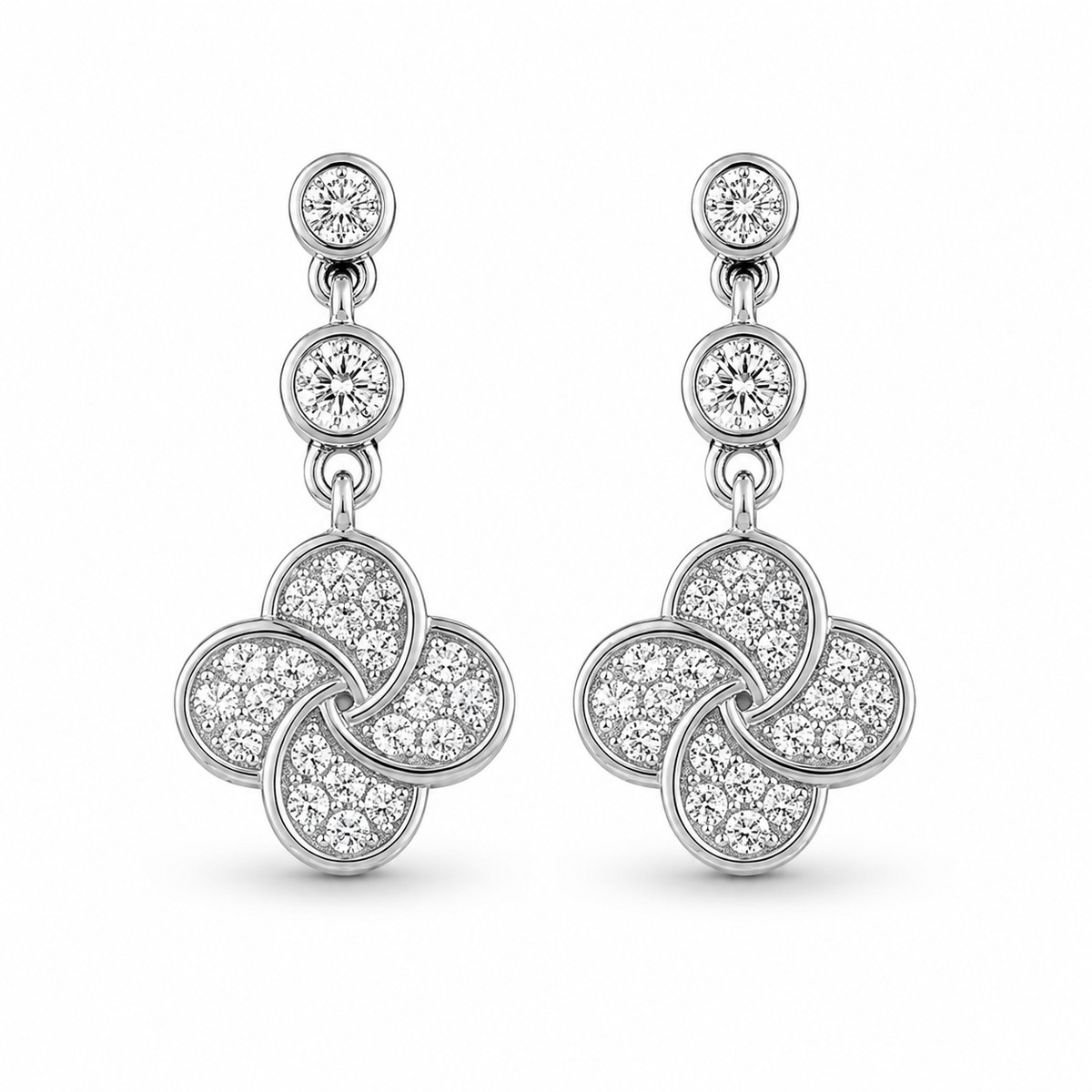 Whirl Bloom Stone Drops