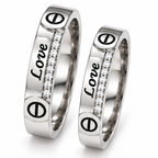 Love Line Couple Rings