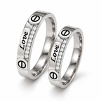 Love Line Couple Rings