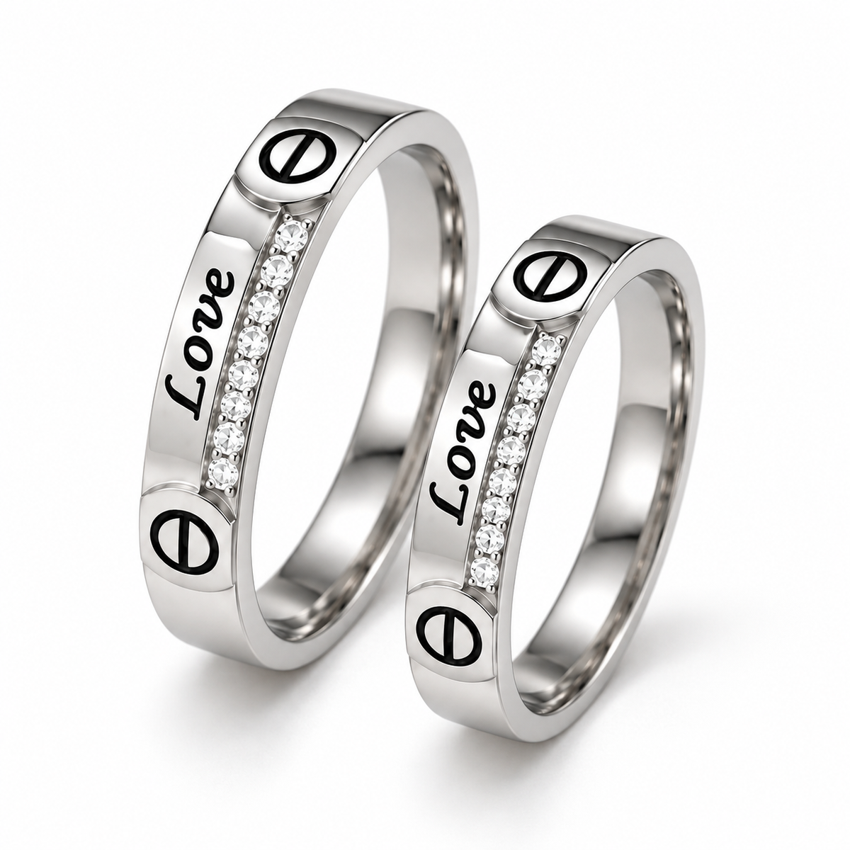 Love Line Couple Rings