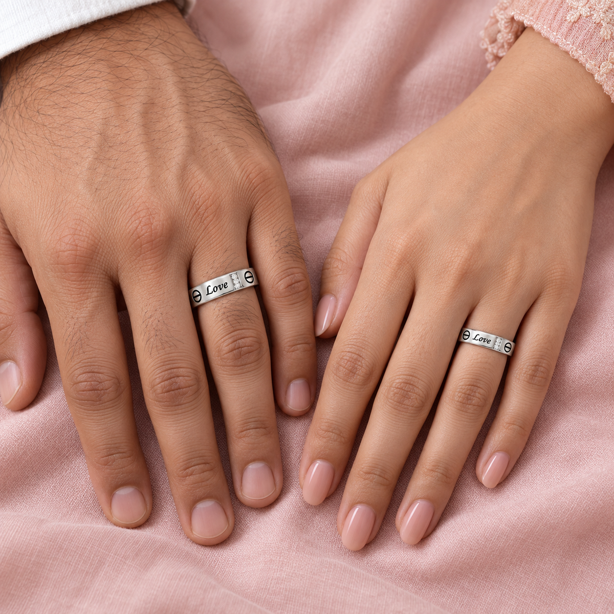 Love Line Couple Rings
