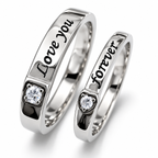 Forever Yours Couple Rings