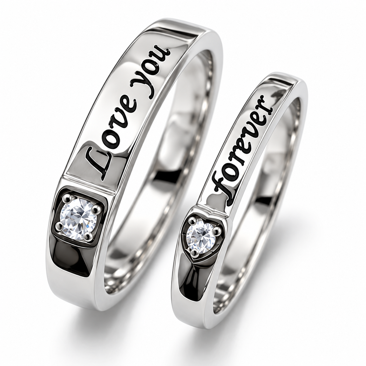 Forever Yours Couple Rings