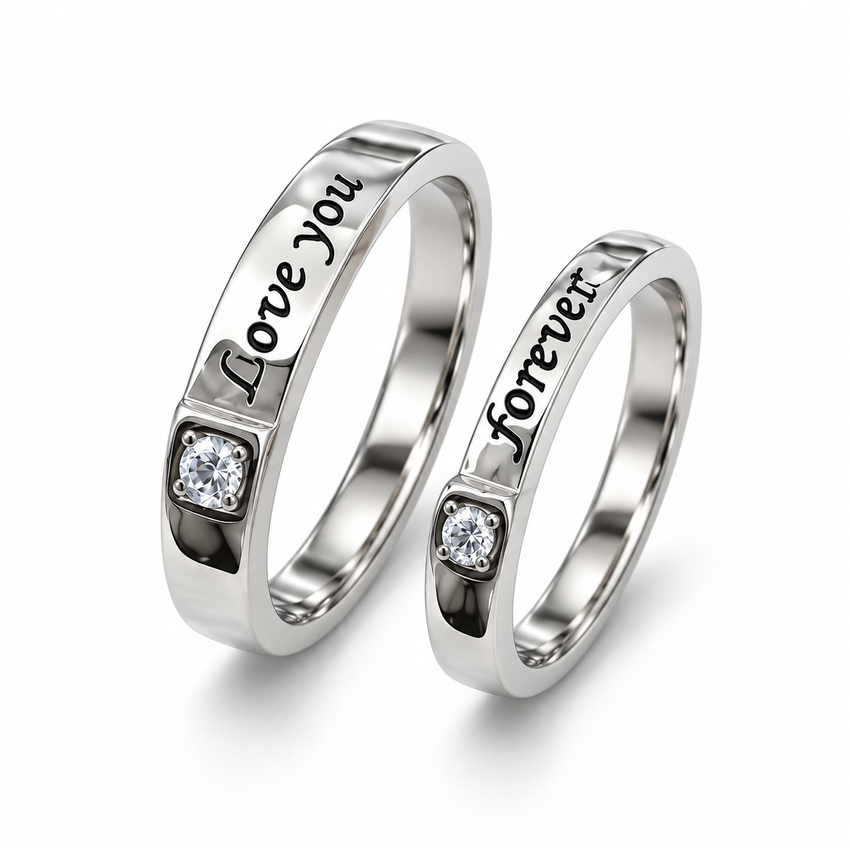 Forever Yours Couple Rings