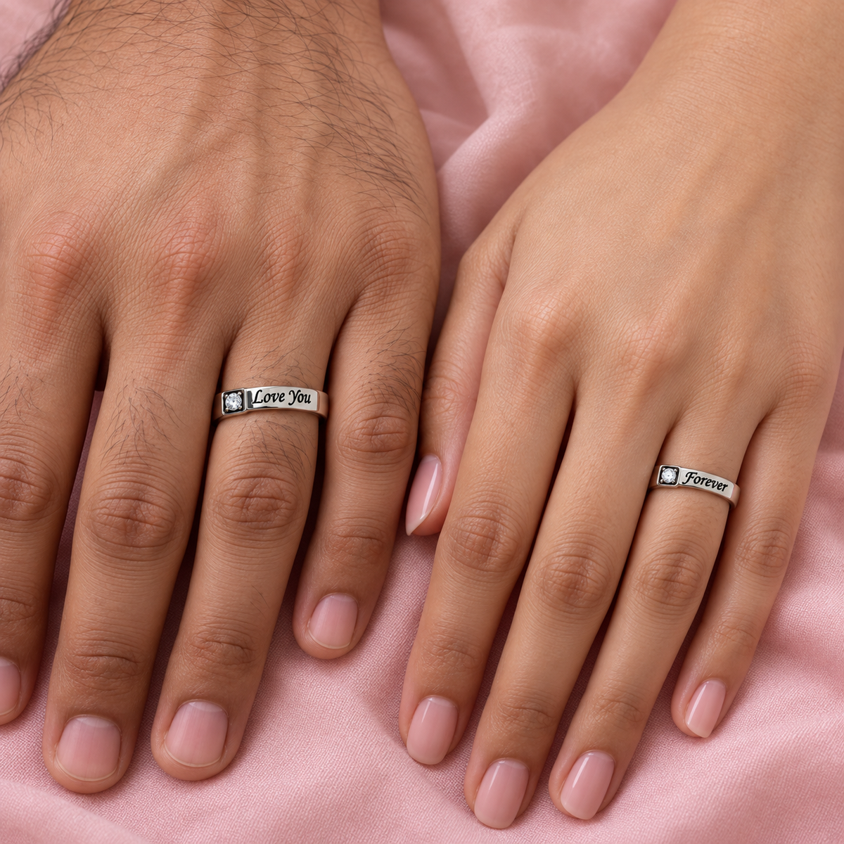 Forever Yours Couple Rings