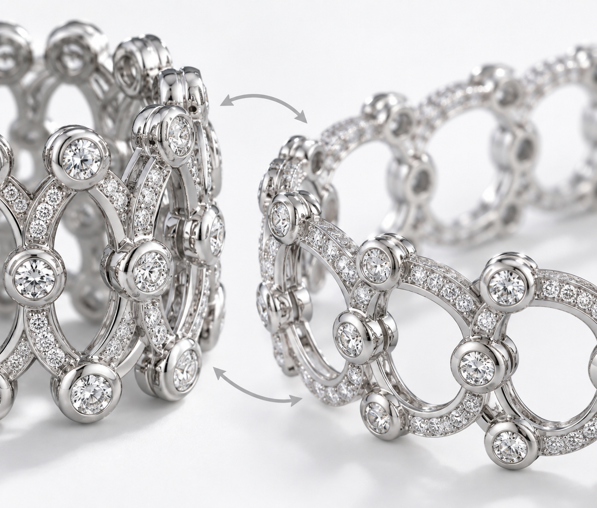 2-in-1 Transformable Ring Cum Bracelet