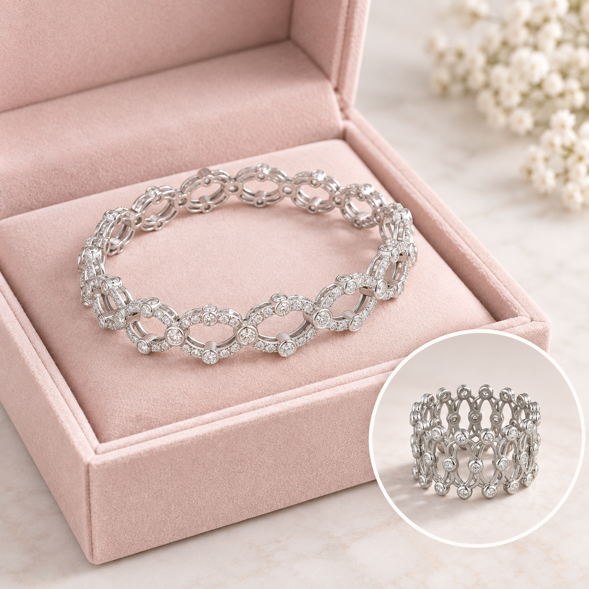 2-in-1 Transformable Ring Cum Bracelet