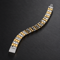 Titan Mesh Scale Silver Bracelet