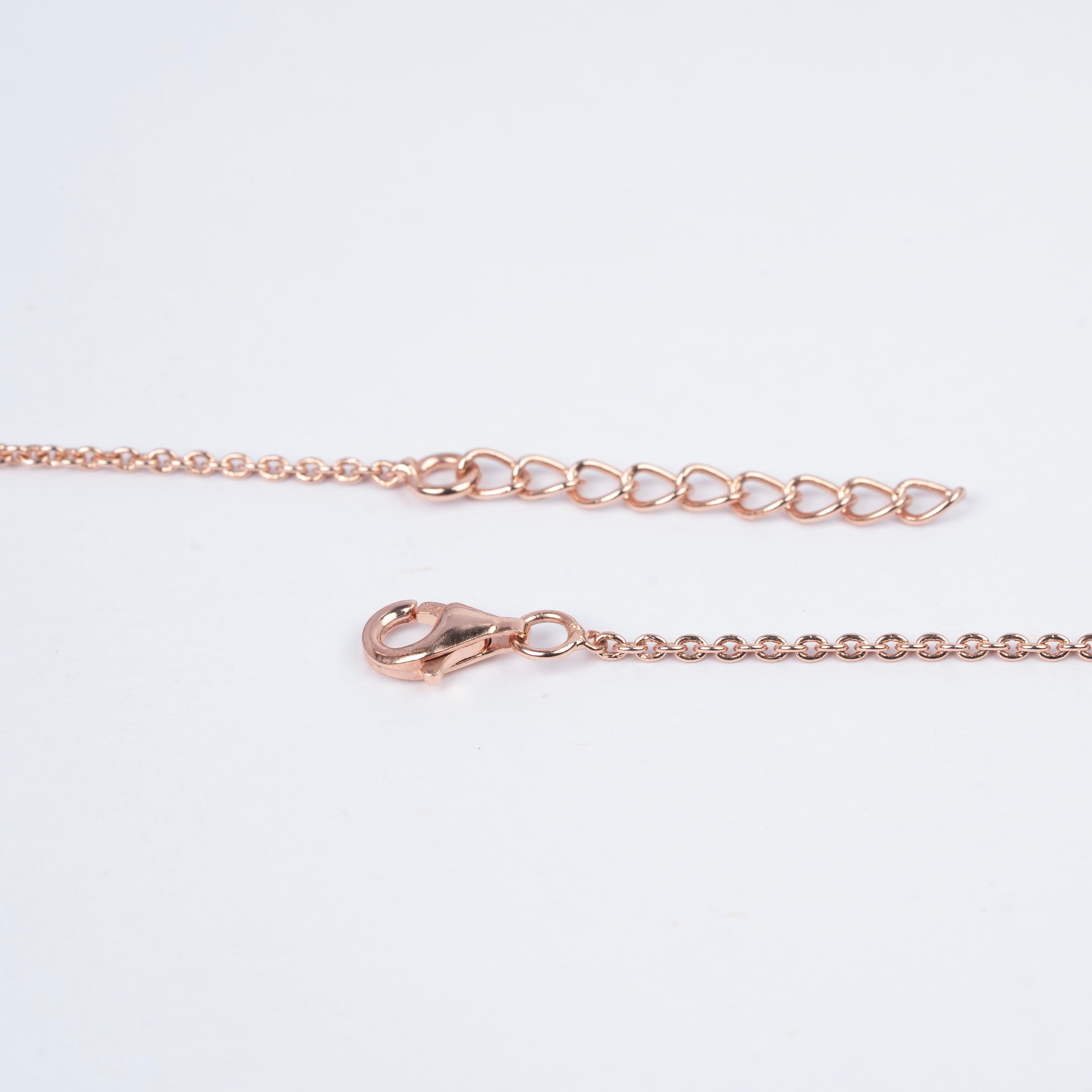 Rosé Eternal Heart Necklace
