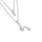 Luna Cascade Heart Necklace
