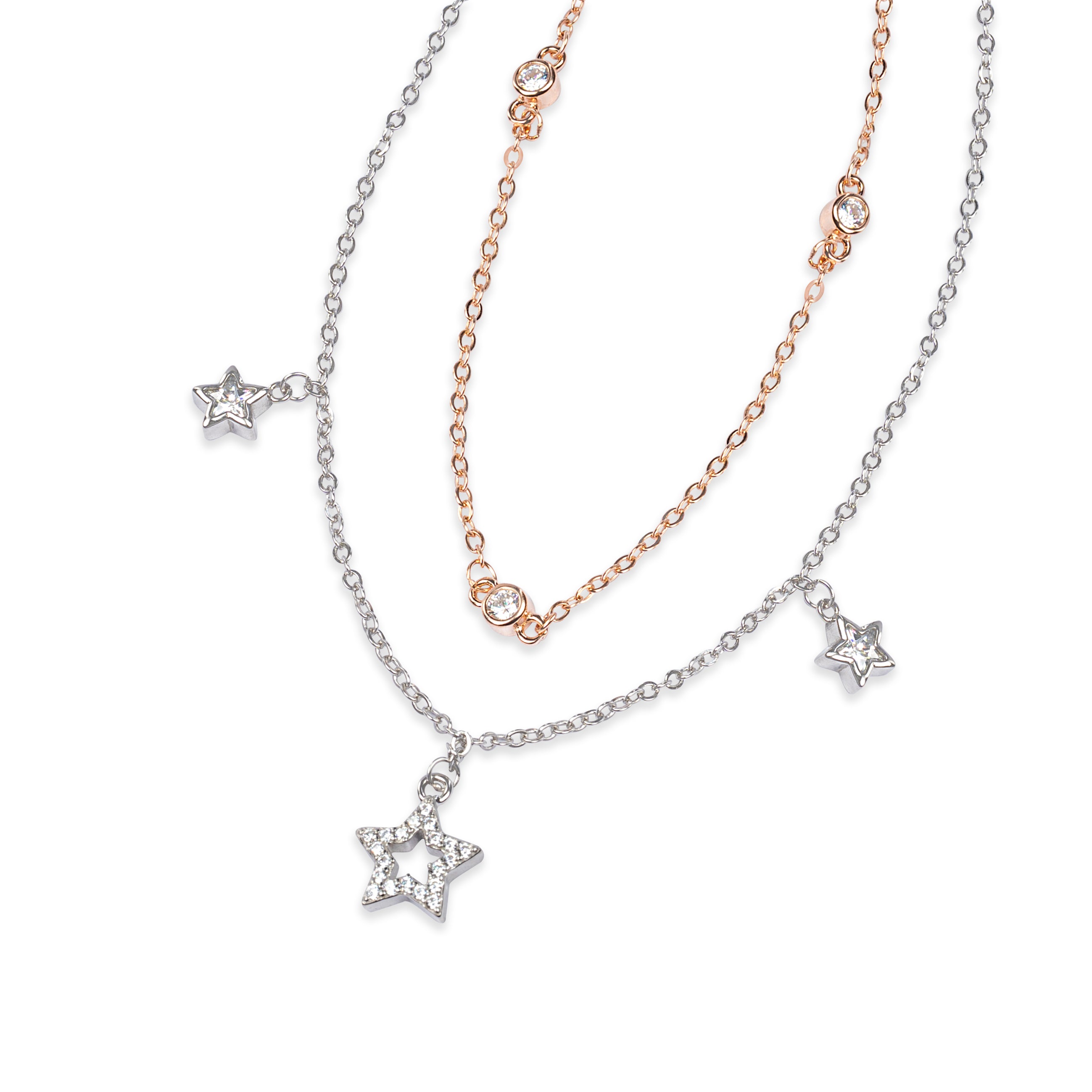 Celestial Starlight Layered Necklace