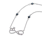 Infinity Love Nazar Necklace