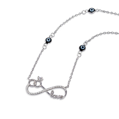 Infinity Love Nazar Necklace