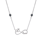 Infinity Love Nazar Necklace