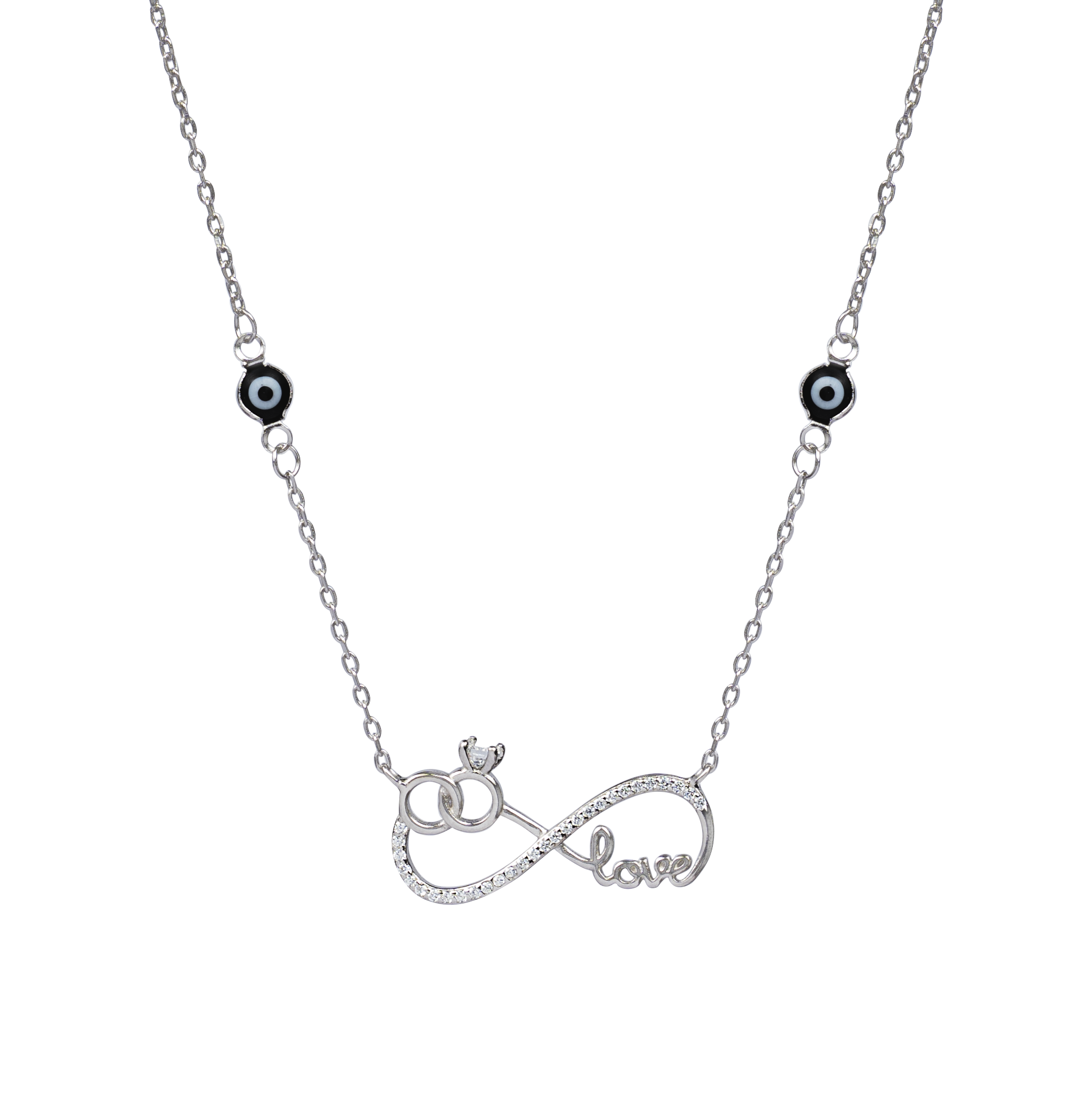 Infinity Love Nazar Necklace