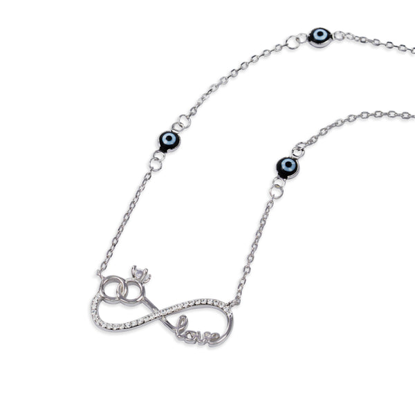 Infinity Love Nazar Necklace