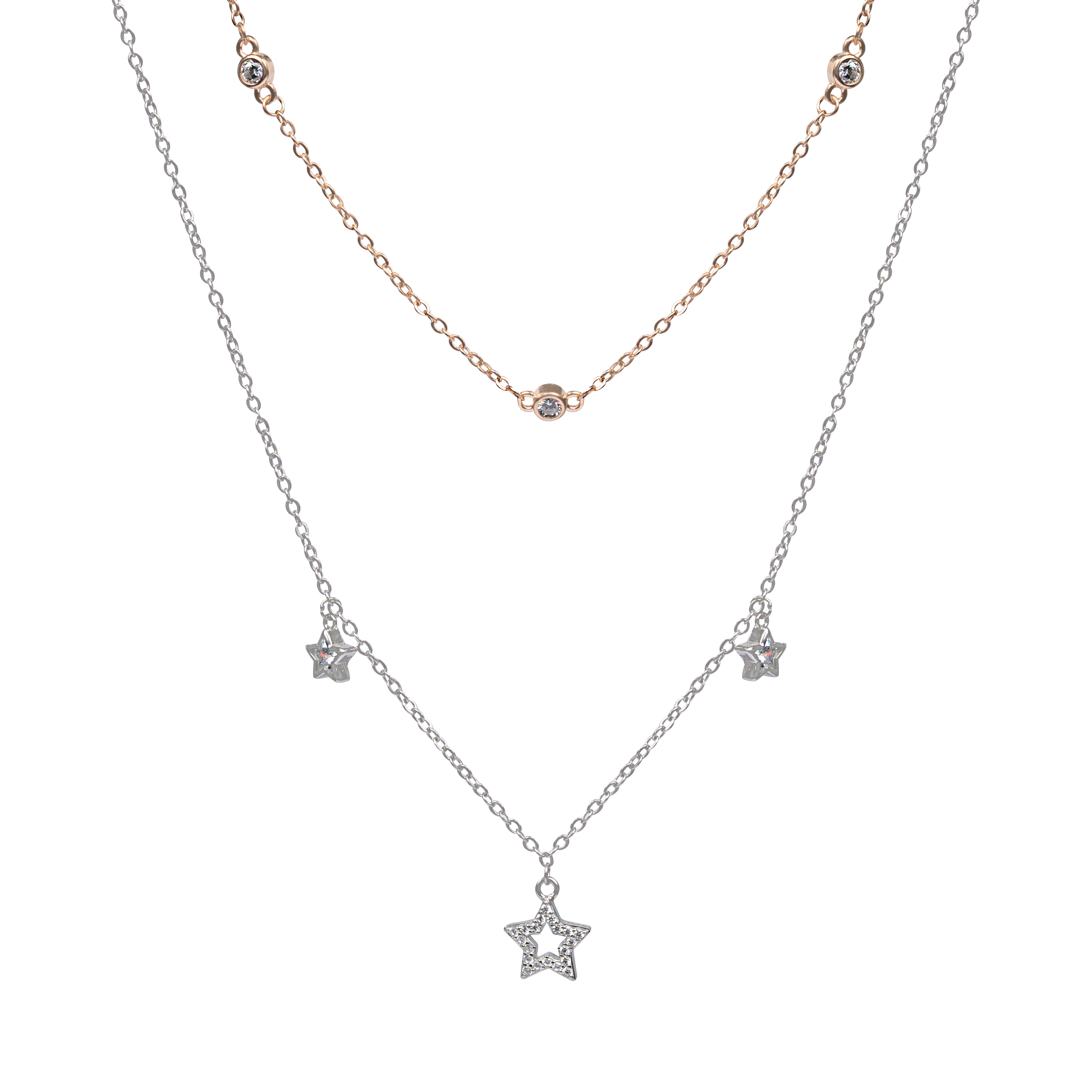 Celestial Starlight Layered Necklace