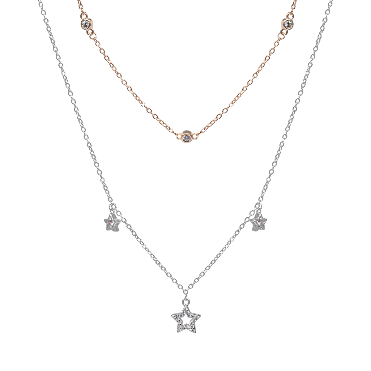 Celestial Starlight Layered Necklace