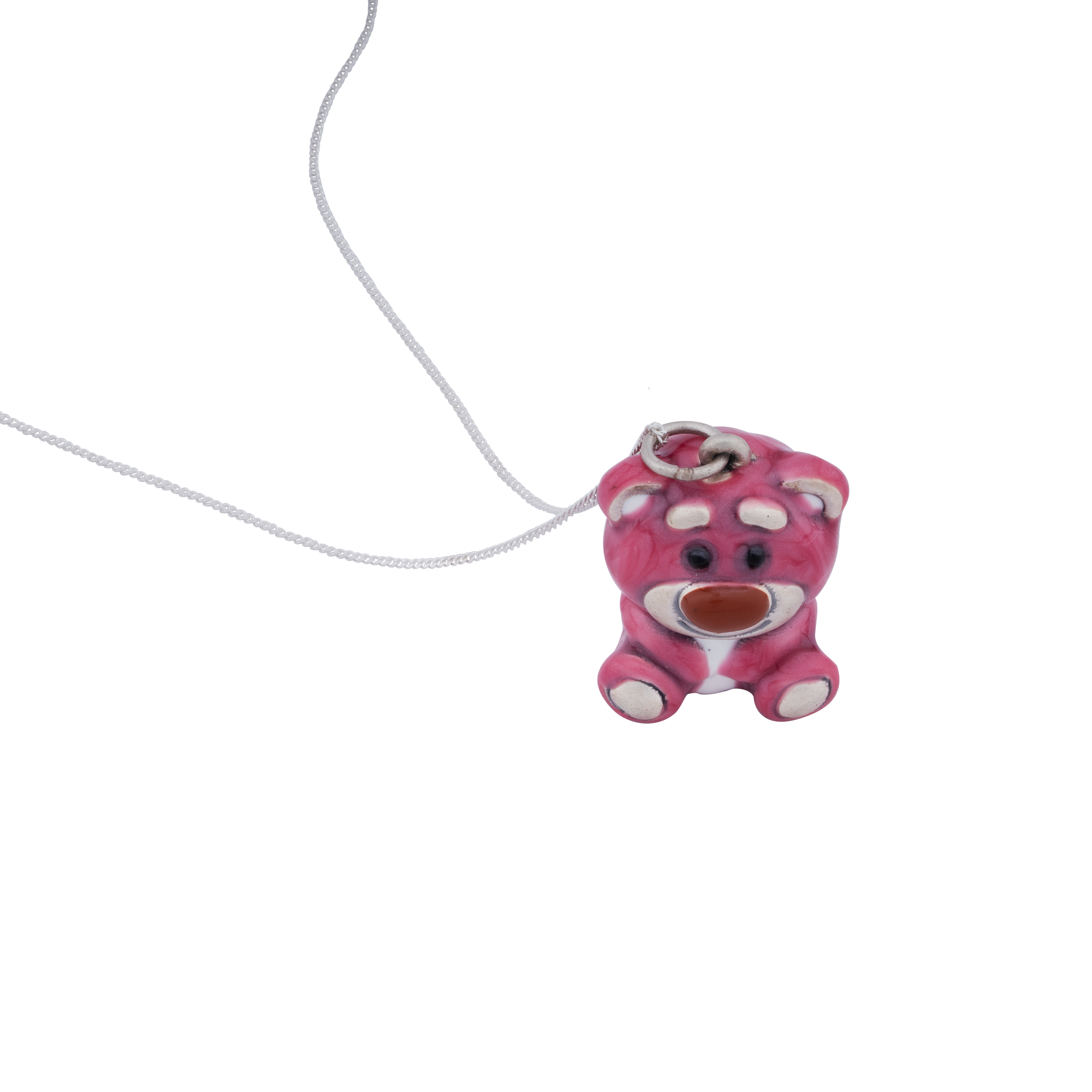 Rosie Teddy Charm Necklace