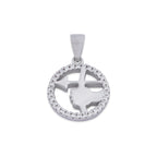 Radiant Symbol Halo Pendant