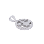 Radiant Symbol Halo Pendant