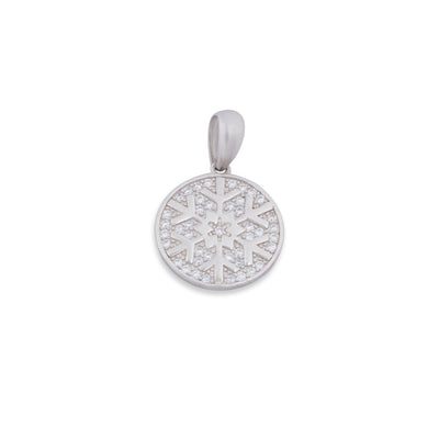 Snowflake Halo Pendant