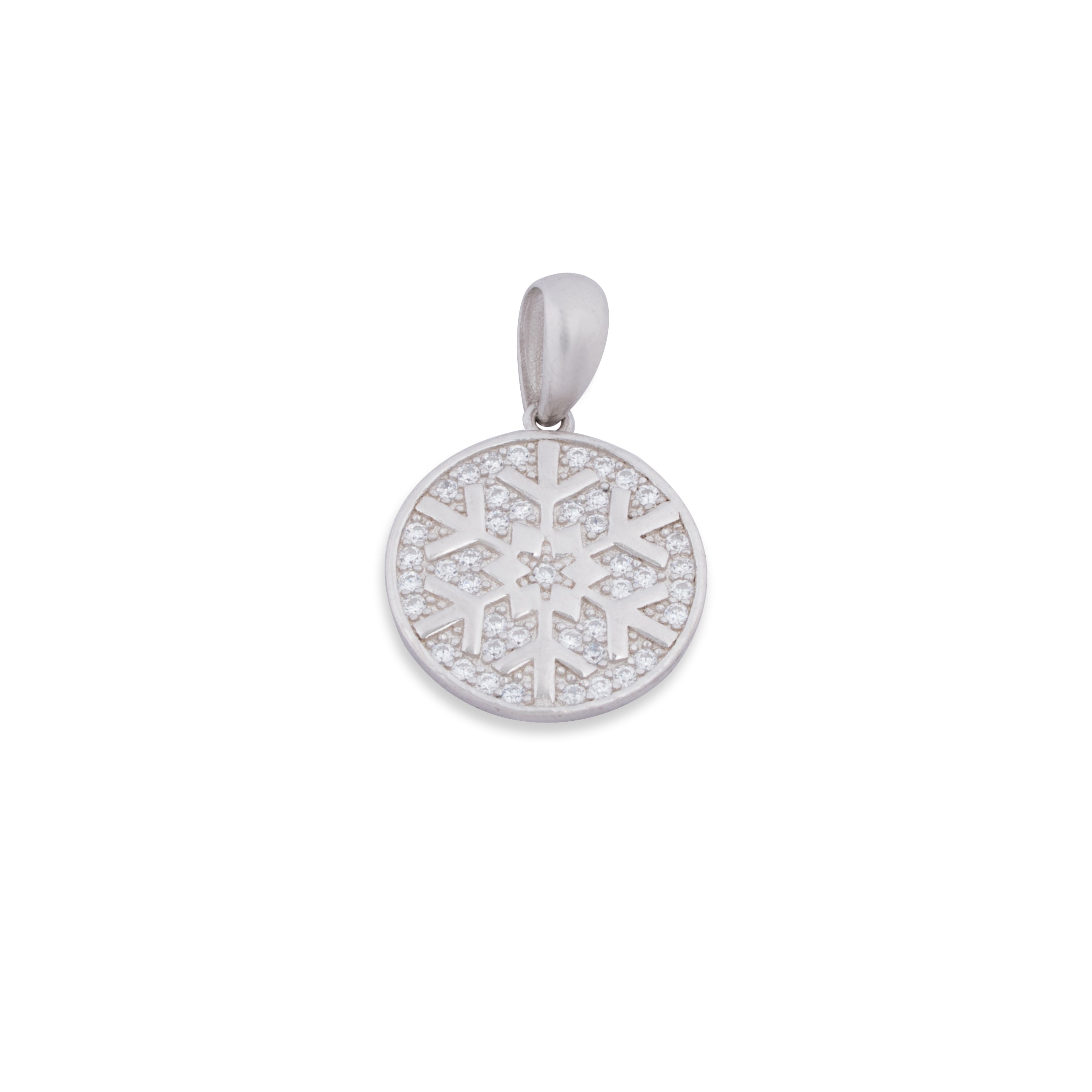 Snowflake Halo Pendant