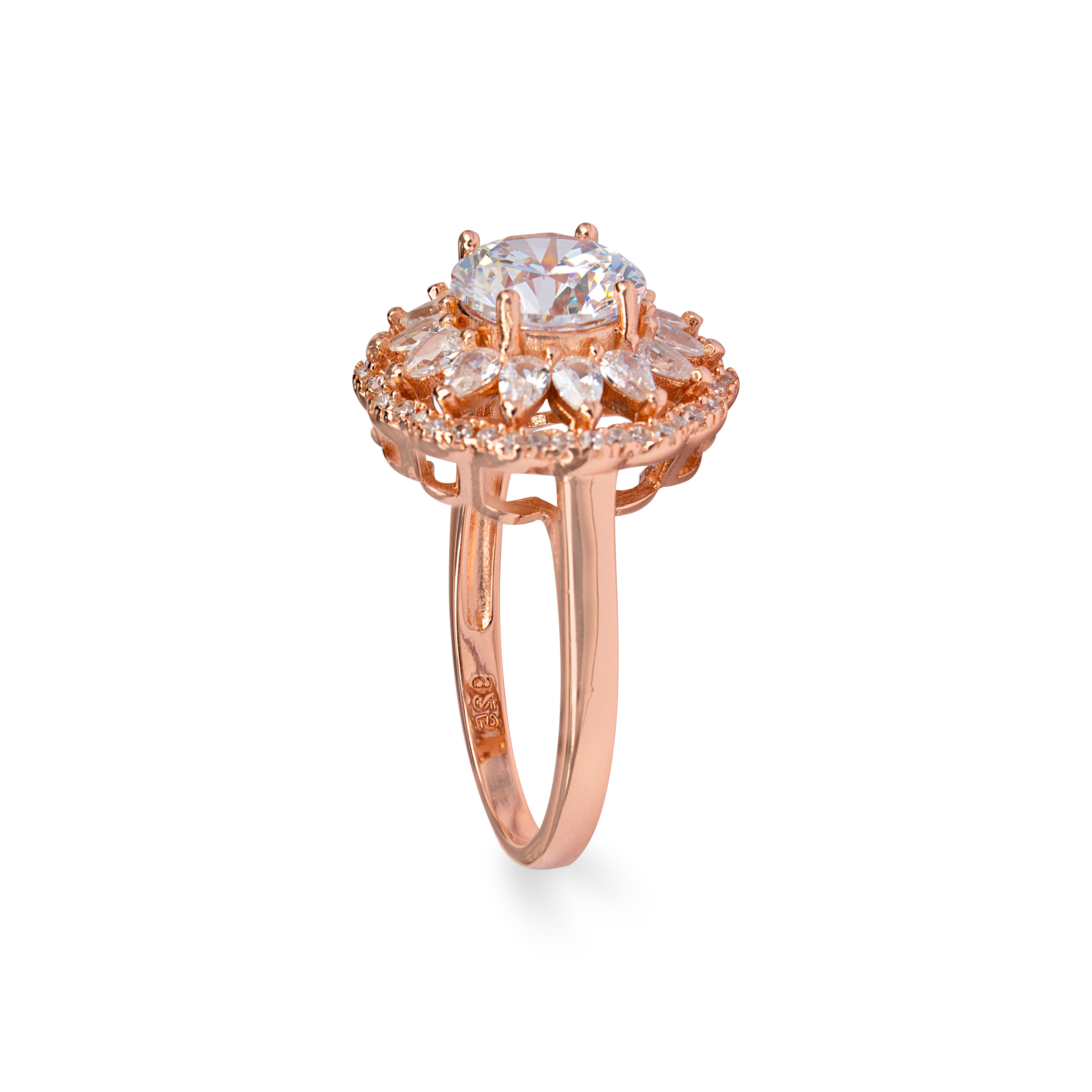 Royal Radiance Halo Ring
