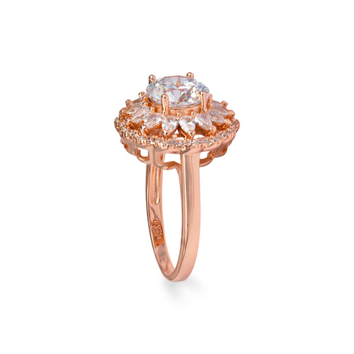 Aurelia Oval Bloom Statement Ring