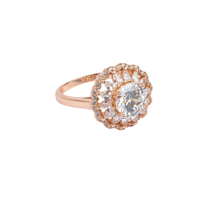 Royal Radiance Halo Ring