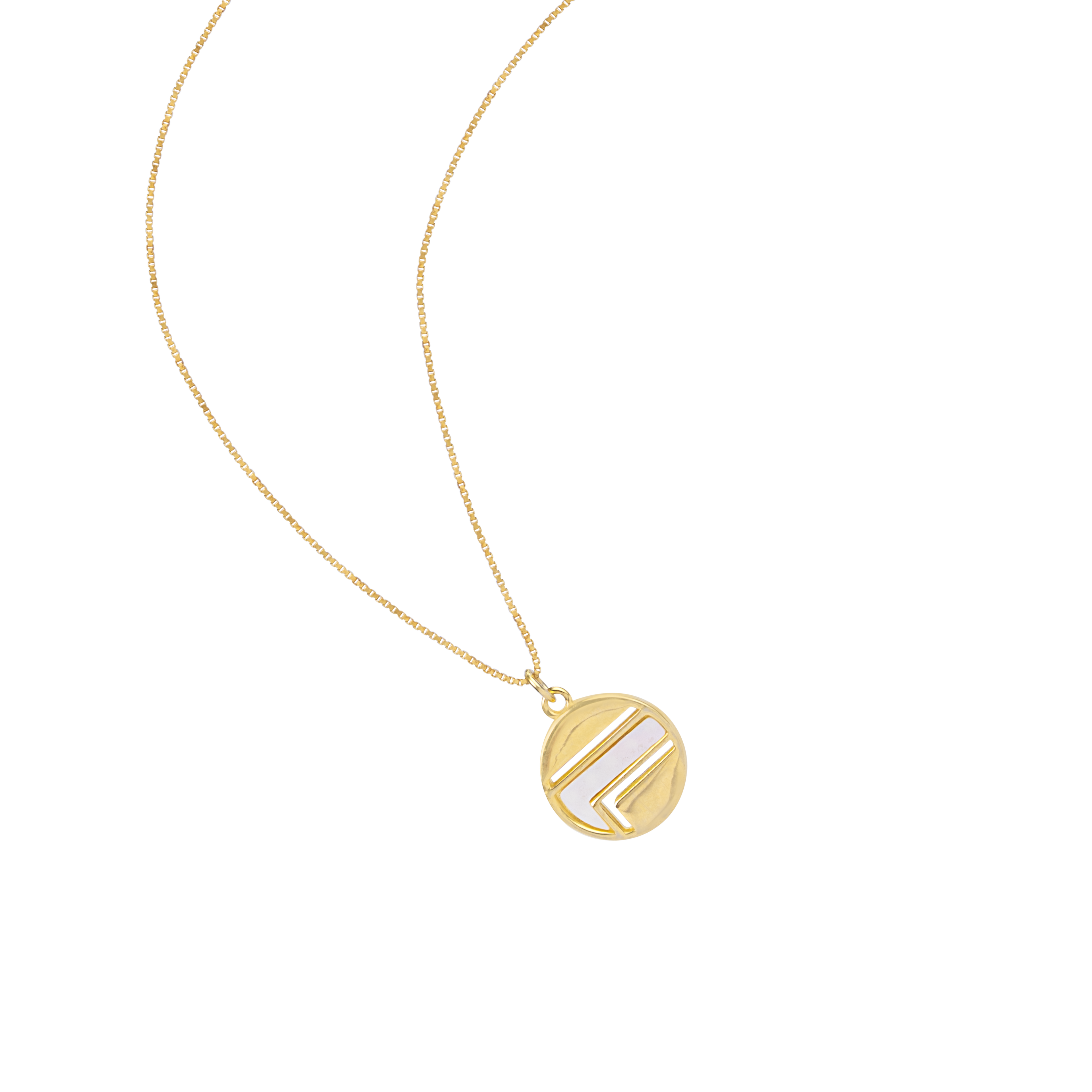 Aurum Compass Pendant Necklace