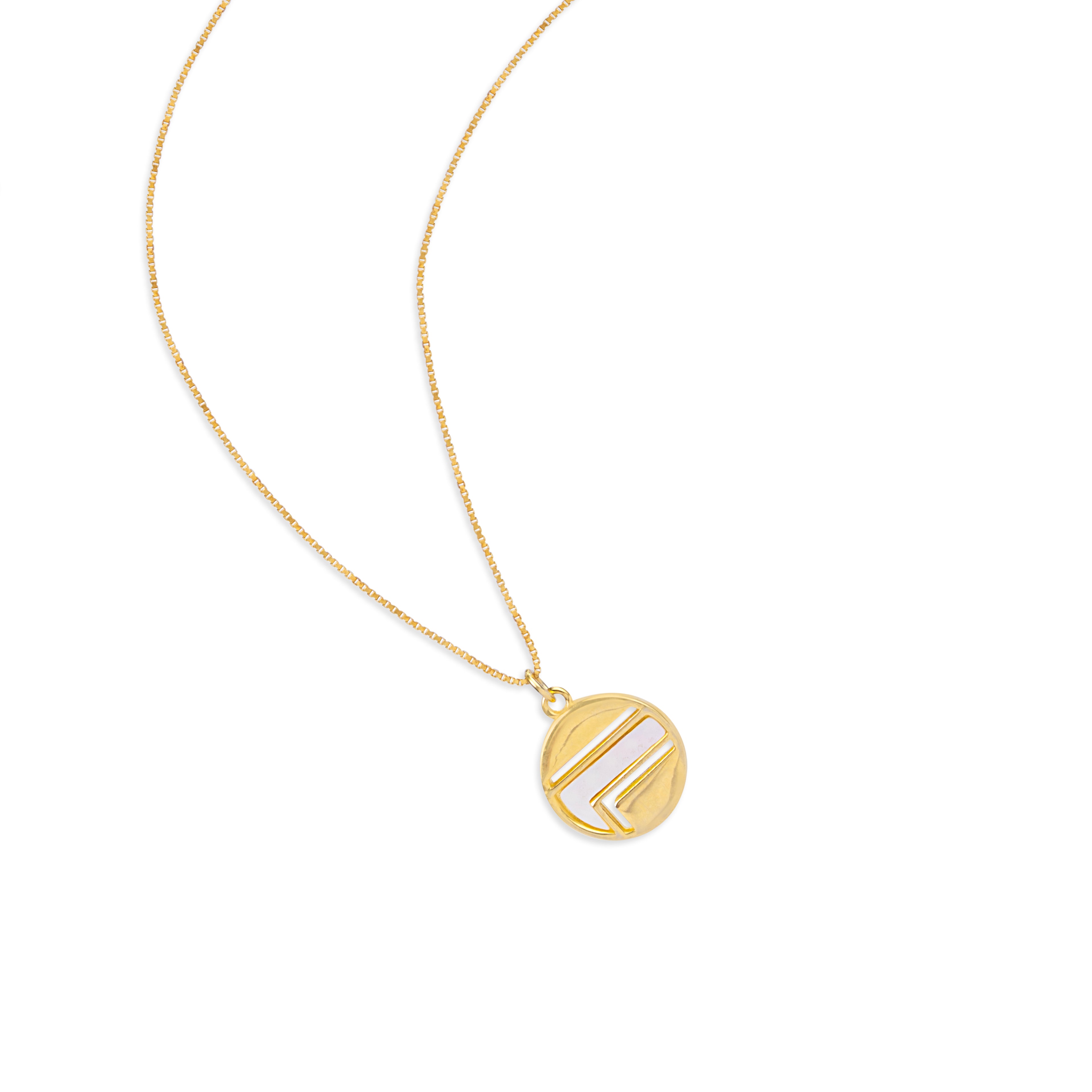Aurum Compass Pendant Necklace