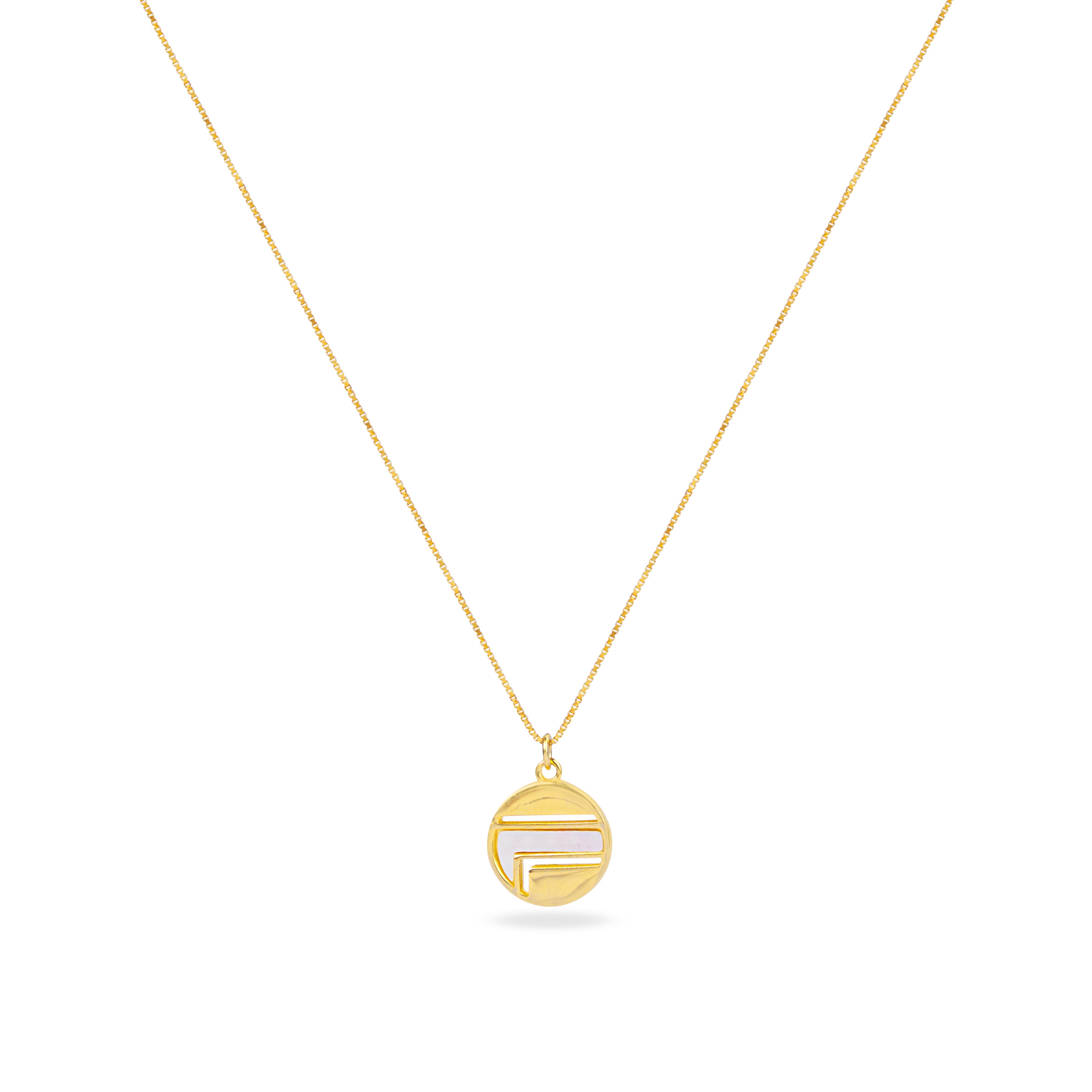 Aurum Compass Pendant Necklace